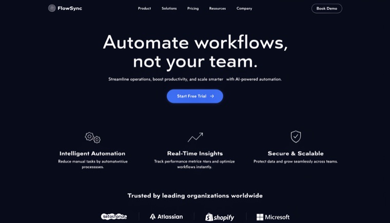 Landingpage & Website — Beispiel-Oberfläche